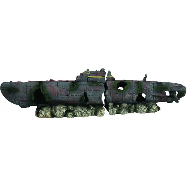 Burgham Aqua-Fit Aqua-Fit Submarine Wreck 16x4x3"