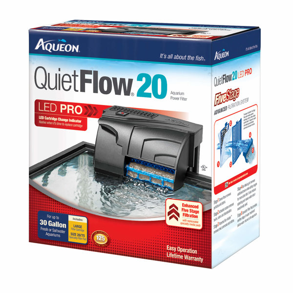 Aqueon Aqueon QuietFlow 20 Power Filter 30gal