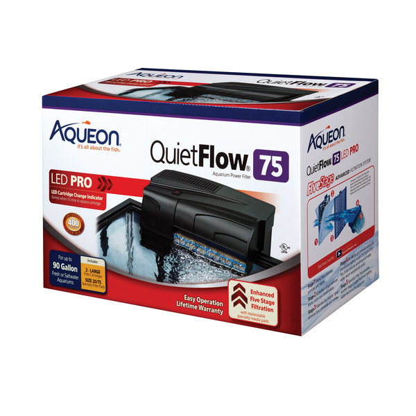 Aqueon Aqueon QuietFlow 75 Power Filter 90gal