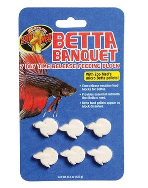 Zoo Med Laboratories Zoo Med Betta Banquet Block (6-Pack)