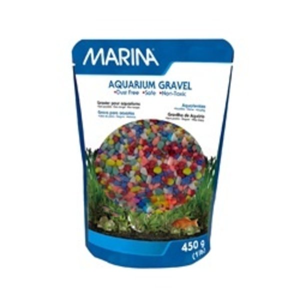 Marina Marina Aquarium Gravel Rainbow 1lb