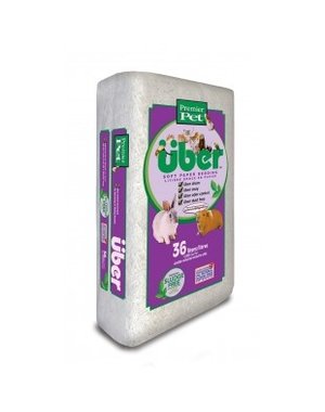 Premier Pet Premier Pet Uber Paper Bedding White