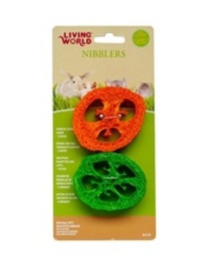 Living World Living World Nibblers, Loofah Chews, Slices