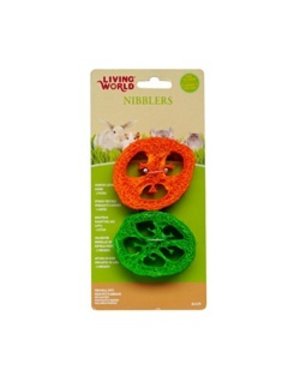 Living World Living World Nibblers, Loofah Chews, Slices