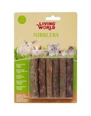 Living World Living World Nibblers Wood Chews - Kiwi Sticks 6 Pack