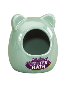 Kaytee Kaytee Ceramic Critter Bath, Small (3.5 x 3.5 x 4.25)"