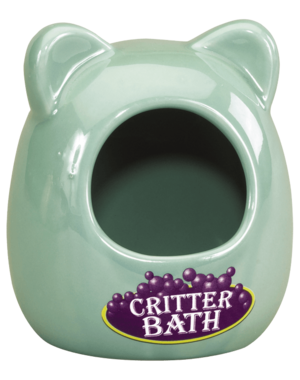 Kaytee Kaytee Ceramic Critter Bath, Small (3.5 x 3.5 x 4.25)"