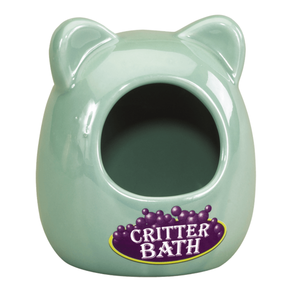 Kaytee Kaytee Ceramic Critter Bath, Small (3.5 x 3.5 x 4.25)"