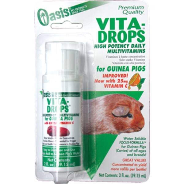 Oasis Products OASIS Guinea Pig Vita Drop Vitamins 2 oz