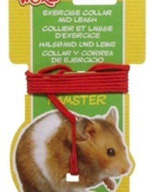 Living World Living World Hamster Collar & Leash Red
