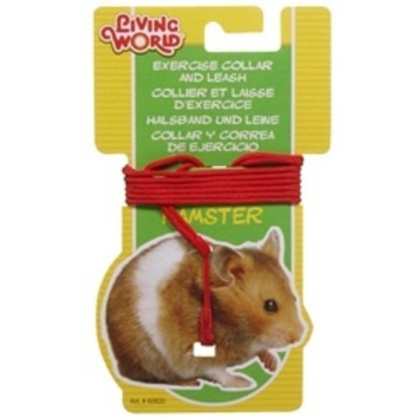 Living World Living World Hamster Collar & Leash Red