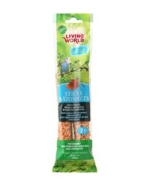Living World Living World Budgie Sticks - Honey Flavour