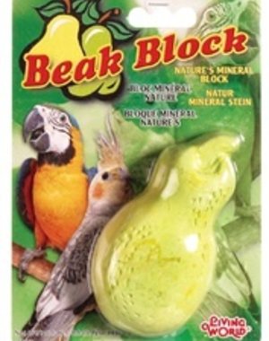 Living World Living World Mineral Block for Cockatiels - Yellow Pear