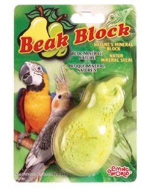 Living World Living World Mineral Block for Cockatiels - Yellow Pear