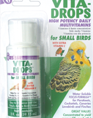 Oasis Products OASIS Vita Drop Vitamins for Small Birds 2 oz