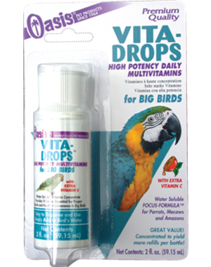Oasis Products OASIS Big Bird Vita Drop Vitamins for Big Birds  2 oz