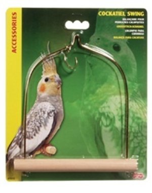 Living World Living World Bird Swing with Wooden Perch for Cockatiels