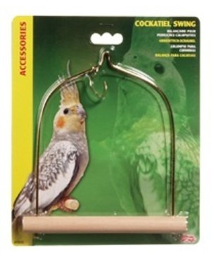 Living World Living World Bird Swing with Wooden Perch for Cockatiels