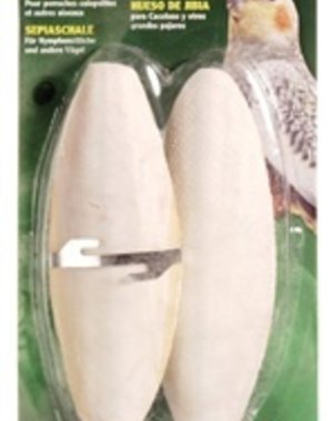 Living World Living World Cuttlebone with Holder - Large Twinpack