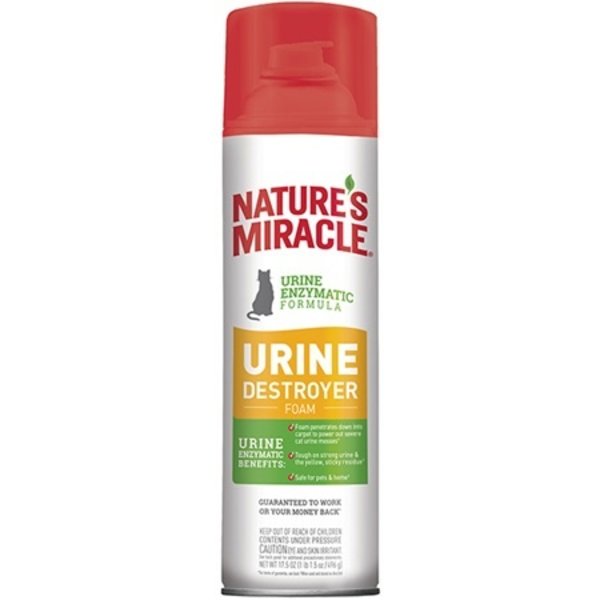 Natures Miracle Nature's Miracle Cat Urine Destroyer Foam 17.5 oz