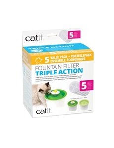CatIt CatIt Fountain Filter Triple Action - 5 Pack
