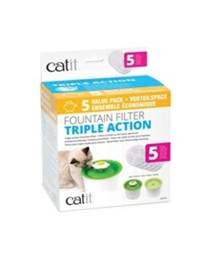 CatIt CatIt Fountain Filter Triple Action - 5 Pack