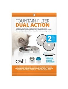 CatIt Catit Dual Action Replacement Filter - 2 Pack