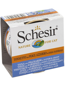 SCHESIR Schesir Tuna & Pilchard in Natural Gravy 70 g
