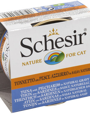 SCHESIR Schesir Tuna & Pilchard in Natural Gravy 70 g