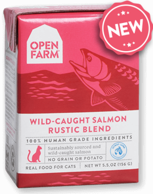 Open Farm Inc. Open Farm Tetra Pack Wild Caught Salmon Cat 5.5 oz