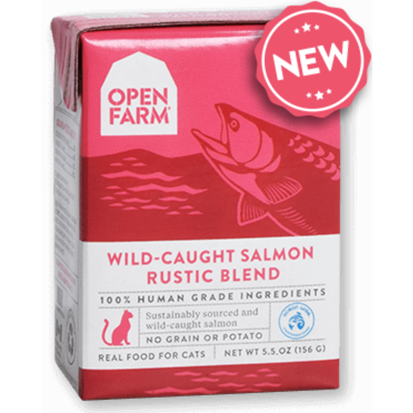Open Farm Inc. Open Farm Tetra Pack Wild Caught Salmon Cat 5.5 oz