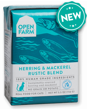 Open Farm Inc. Open Farm Tetra Pack Herring & Mackerel Cat 5.5 oz