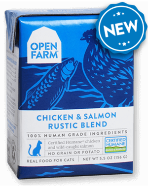 Open Farm Inc. Open Farm Tetra Pack Chicken & Salmon Cat 5.5 oz
