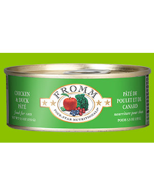 Fromm Family Pet Foods Fromm Four-Star Chicken & Duck Pate Cat Canned Food 5.5 oz