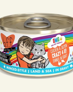 WeRuVa BFF OMG Chicken & Salmon Crazy 4 U 5.5 oz