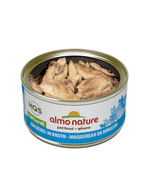 Almo Nature Almo Nature HQS Natural Mackerel In Broth 70 g