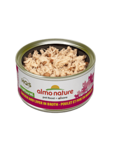 Almo Nature Almo Nature HQS Natural Chicken & Liver In Broth 70 g