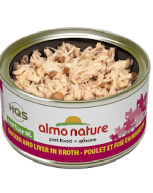 Almo Nature Almo Nature HQS Natural Chicken & Liver In Broth 70 g