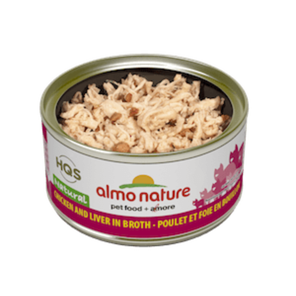 Almo Nature Almo Nature HQS Natural Chicken & Liver In Broth 70 g