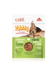 CatIt Catit Nibbly Cat Treat Chicken & Liver 90 g