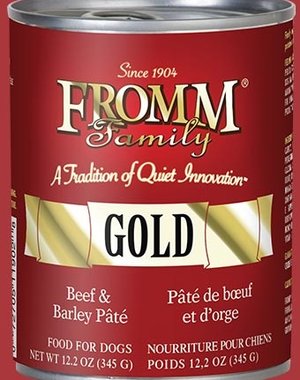Fromm Family Pet Foods Fromm Pate Dog Beef & Barley 12 oz