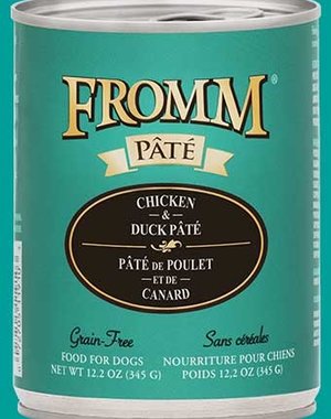 Fromm Family Pet Foods Fromm Pate Dog Chicken & Duck 12 oz