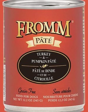 Fromm Family Pet Foods Fromm Pate Dog Turkey & Pumpkin 12 oz