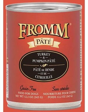 Fromm Family Pet Foods Fromm Pate Dog Turkey & Pumpkin 12 oz