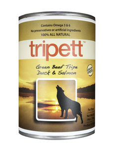 PetKind Tripett Dog Can Beef Tripe, Duck & Salmon 14 oz