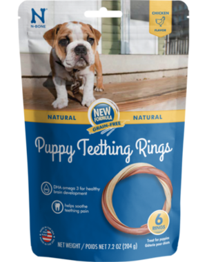 NPIC NPIC N-Bone Puppy Teething Ring Chicken Flavor