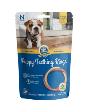 NPIC NPIC N-Bone Puppy Teething Ring Chicken Flavor