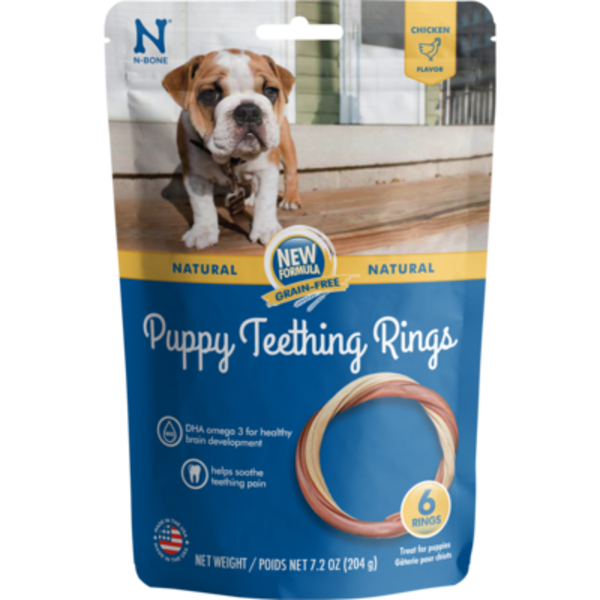 NPIC NPIC N-Bone Puppy Teething Ring Chicken Flavor