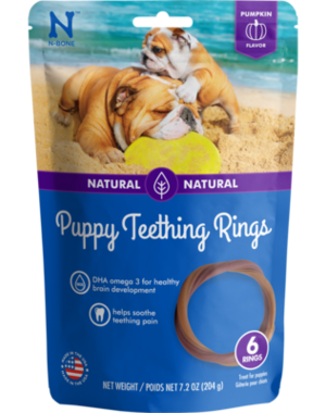 NPIC NPIC N-Bone Puppy Teething Ring Pumpkin Flavor