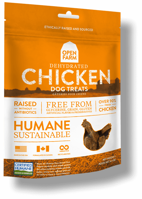 Open Farm Dehydrated Dog Treats Chicken 4.5 oz Pet Paradise